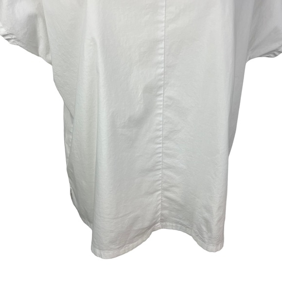 Eileen Fisher White Organic Cotton Boxy Top - Picture 4 of 7